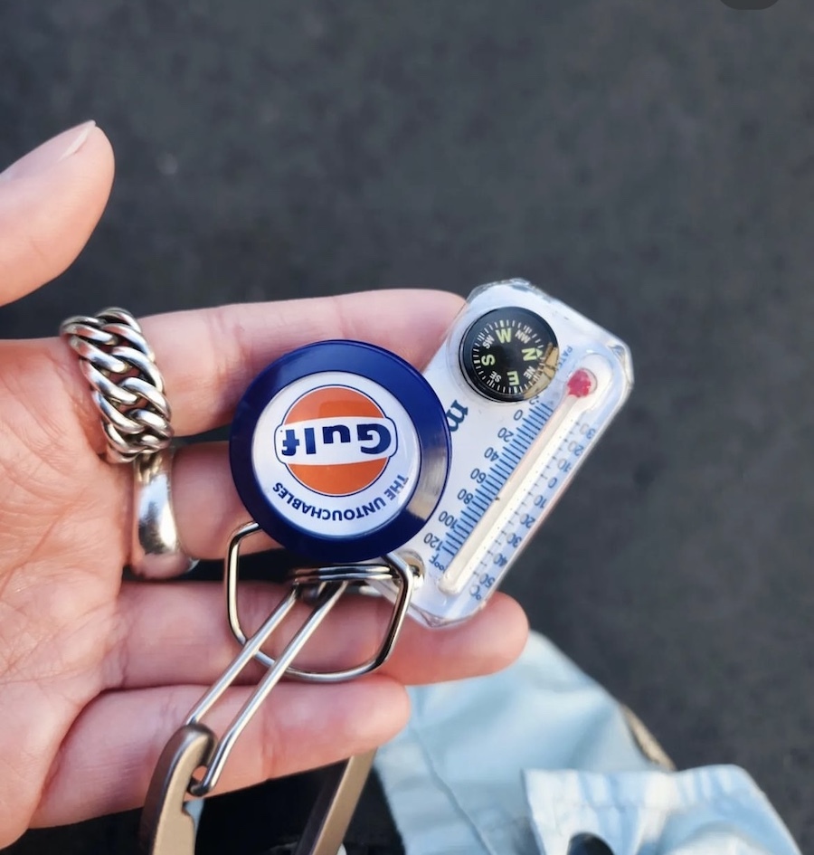 Mont-Bell 溫度計 鑰匙圈 日系選物