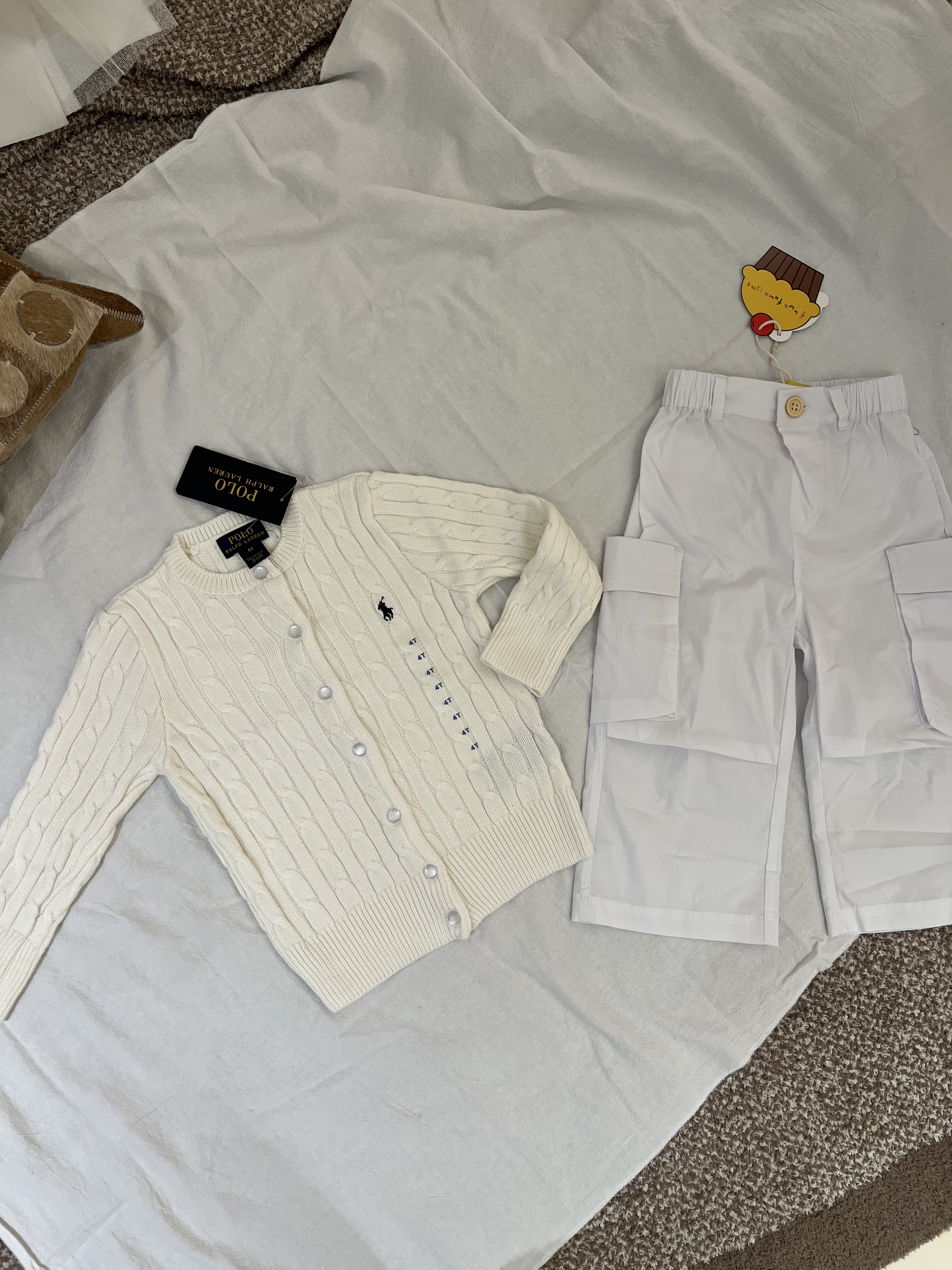 🐎𝐏𝐨𝐥𝐨 𝐑𝐚𝐥𝐩𝐡 𝐋𝐚𝐮𝐫𝐞𝐧 麻花針織圓領外套 親子裝 現貨