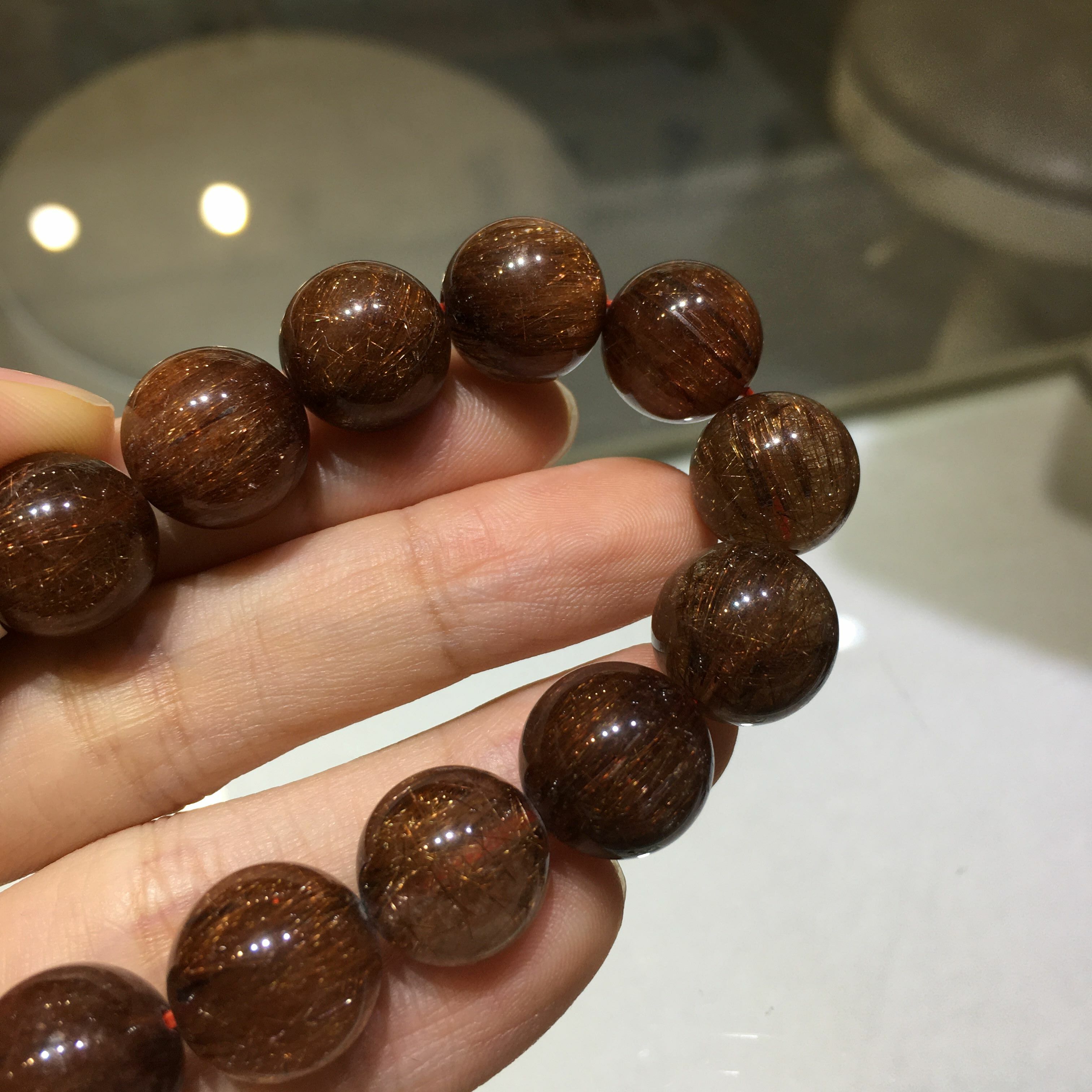 銅髮晶手串 56427 13mm