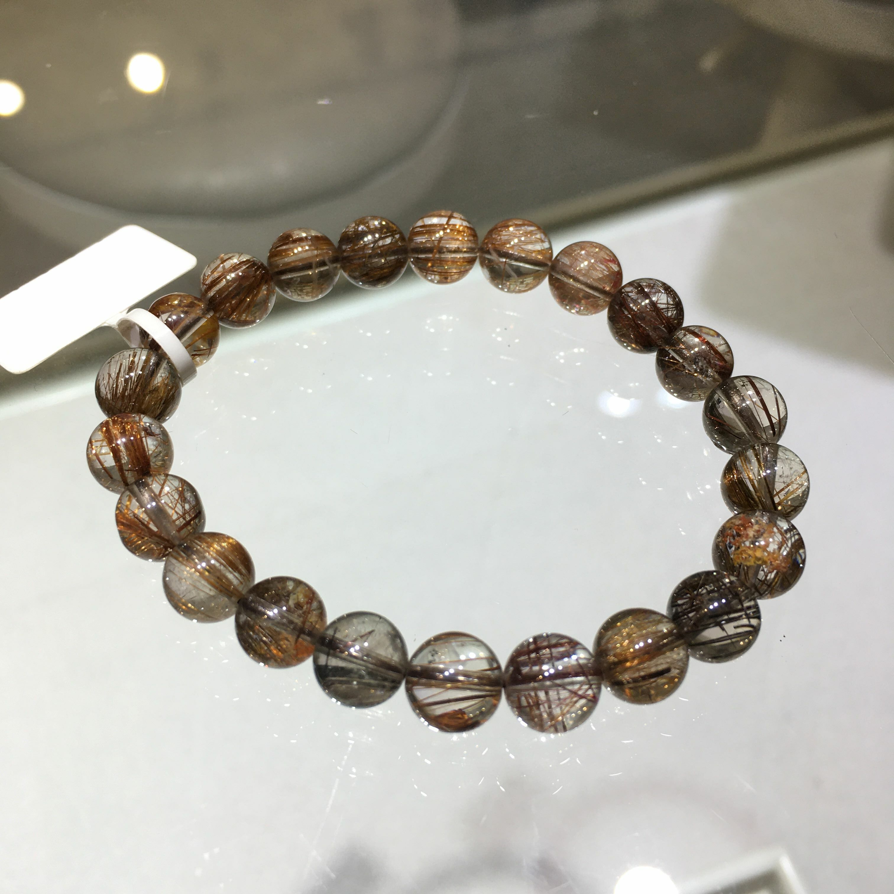 銅髮晶手串 56606 8.5mm