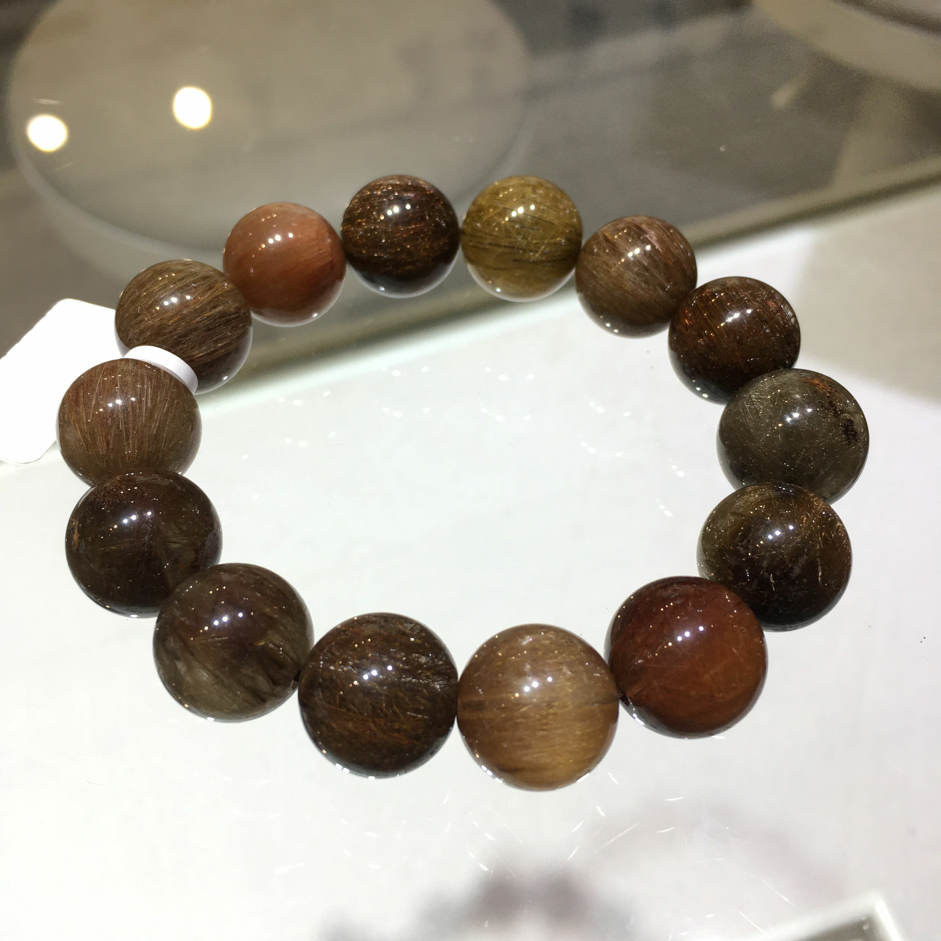 銅髮晶手串 56636 15mm