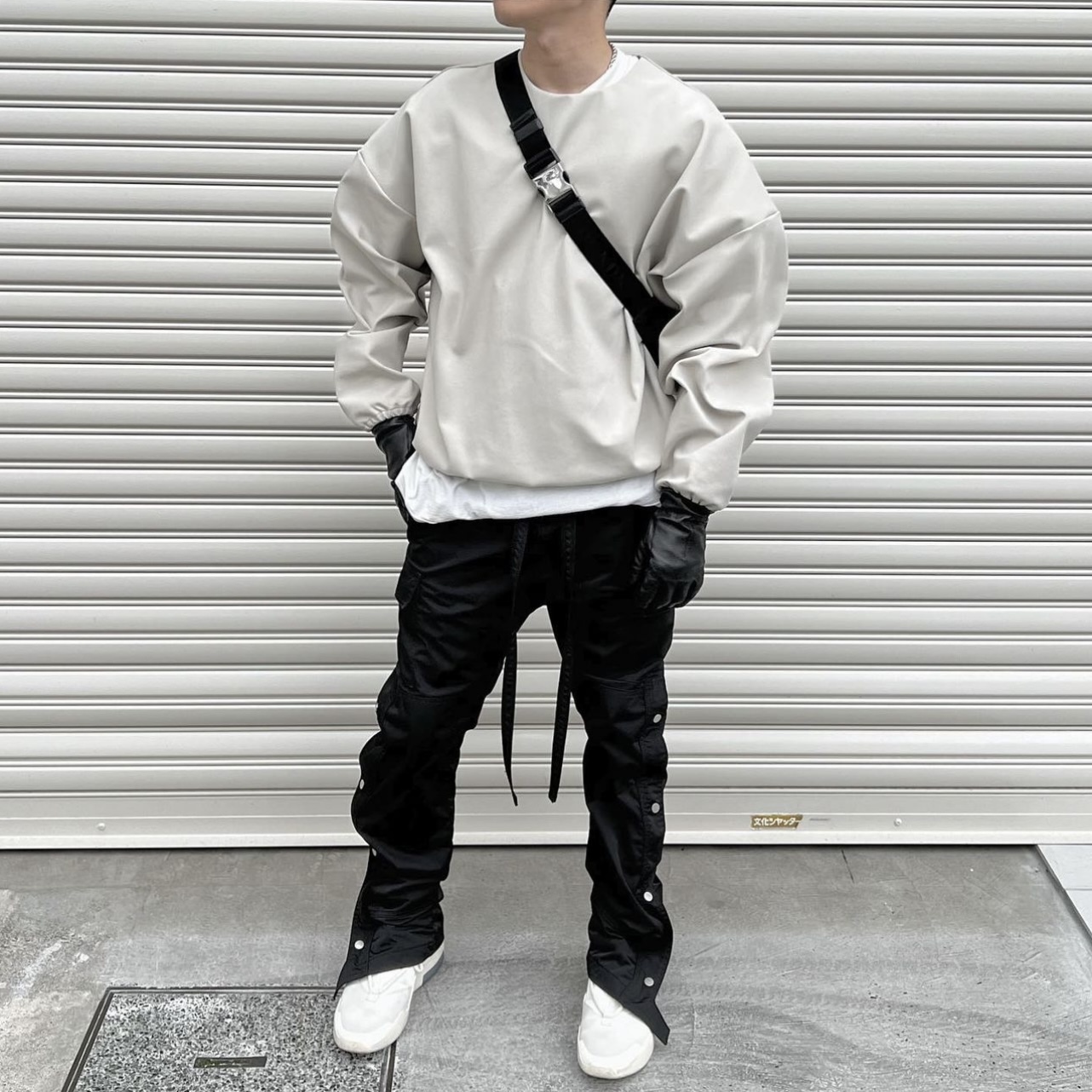 スウェット・トレーナー FEAR OF GOD | ETERNAL VISCOSE TRICOT CREWNECK CEMENT FEAR OF GOD Eternal Viscose Tricot Sweat-Shirt Dusty Beige