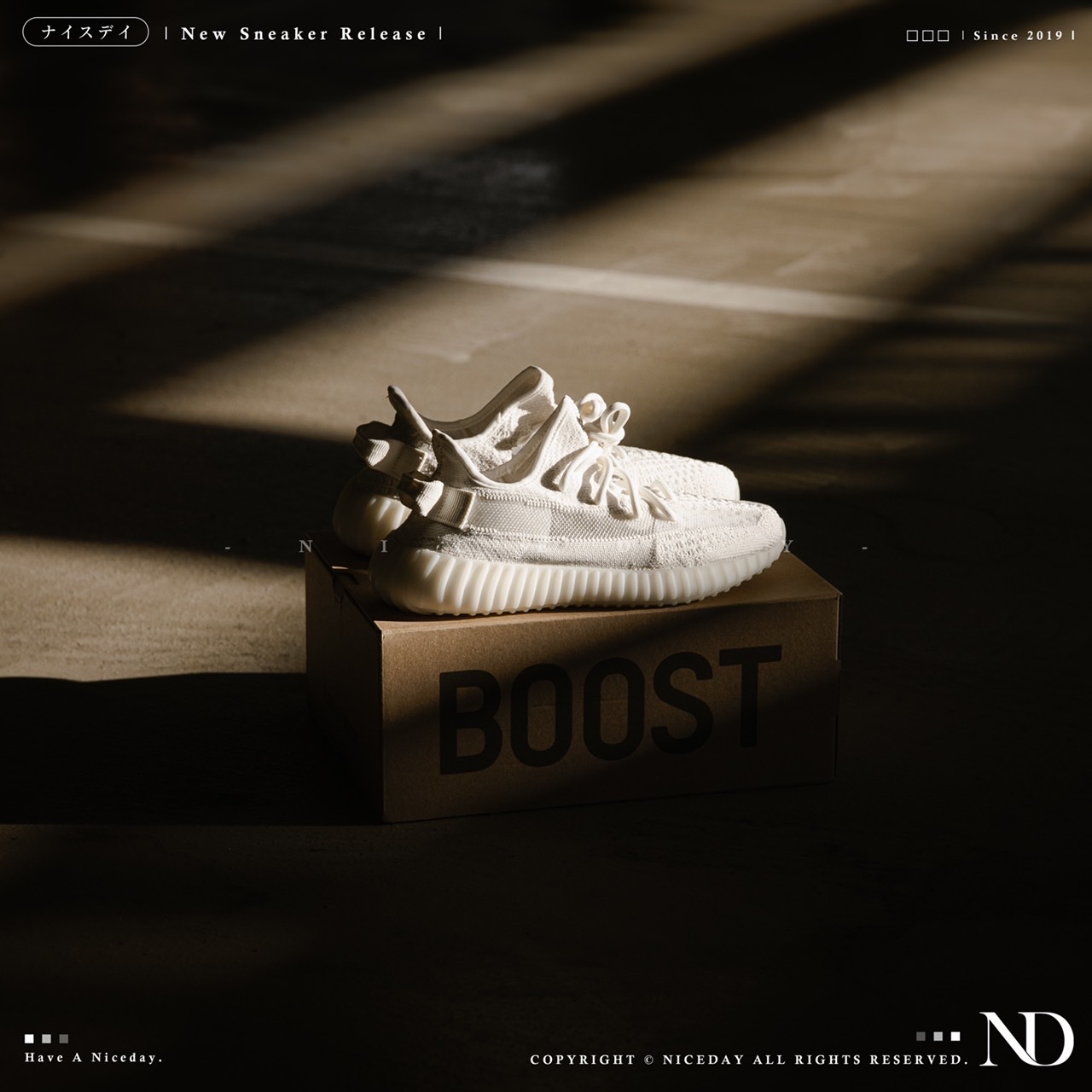 NICEDAY 代購 adidas Yeezy Boost 350 V2 Bone 骨白 男女尺寸 HQ6316