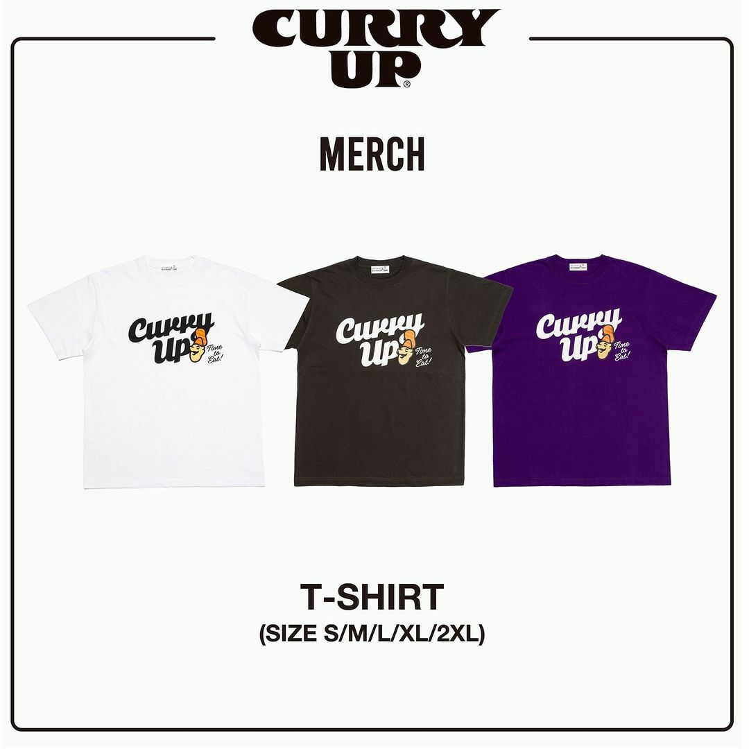 2023AW HUMAN MADE CURRY UP 期間限定 咖哩 字體 短T (CU00TE003)