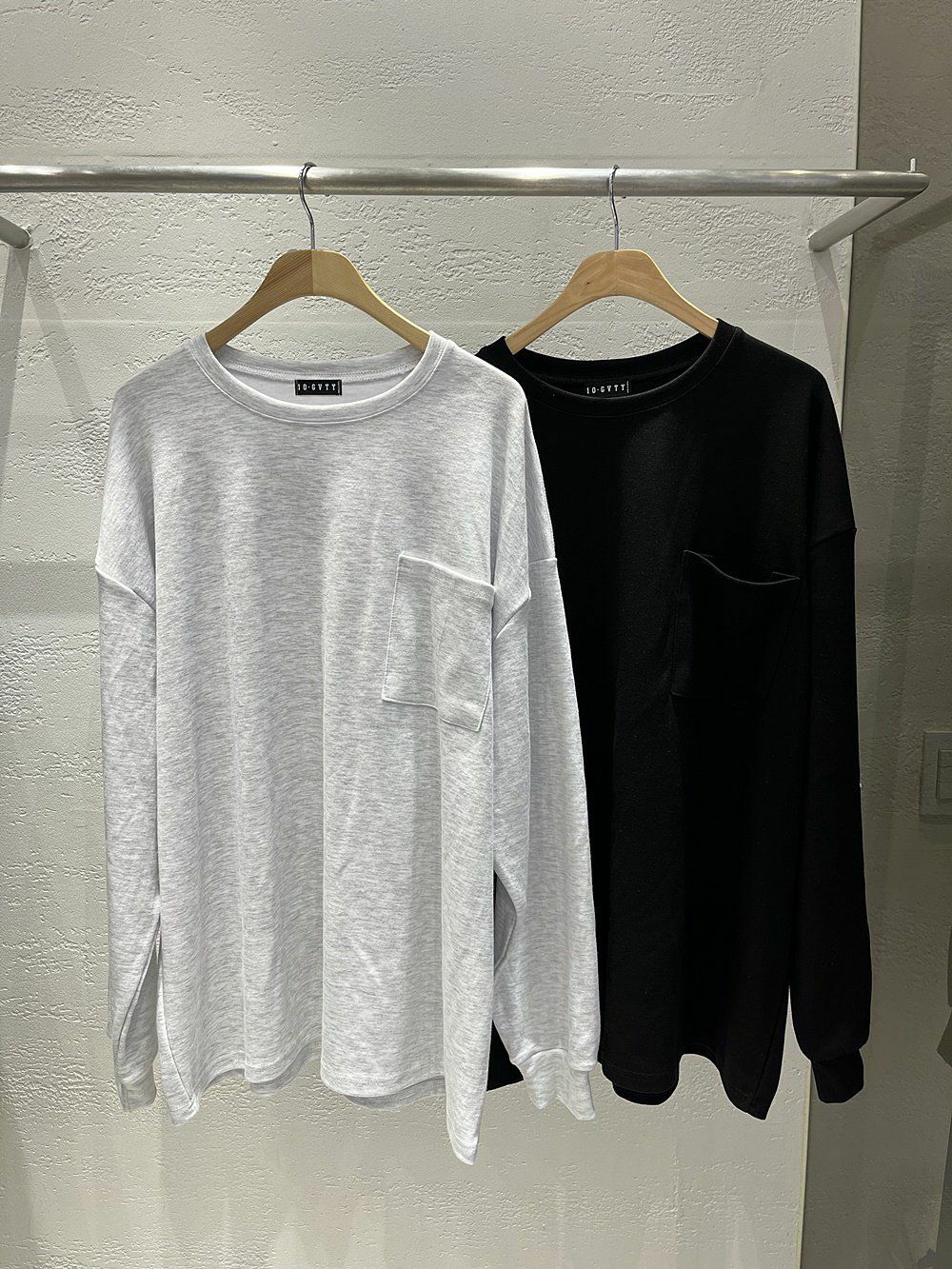 OverSize脊椎骨圖案長袖衫 10.GVTY-0025T