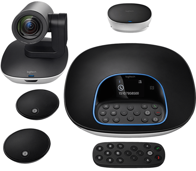 Logitech 羅技 Conference cam Group 視訊會議系統 Bundle with Expansion Mics