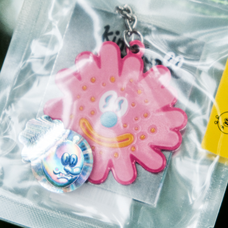 Kingjun｜吊飾｜病毒花｜淺粉