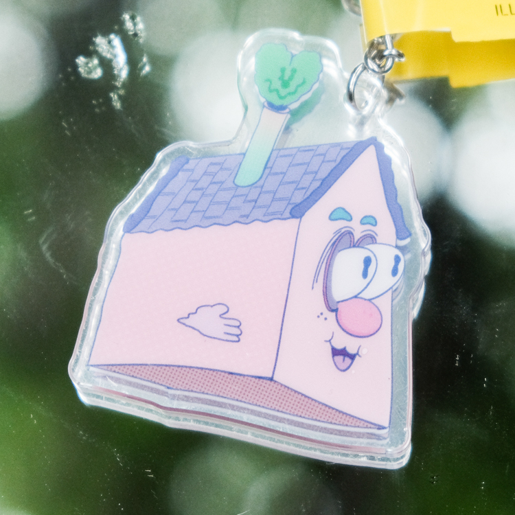 Kingjun｜絕版｜壓克力吊飾｜房子