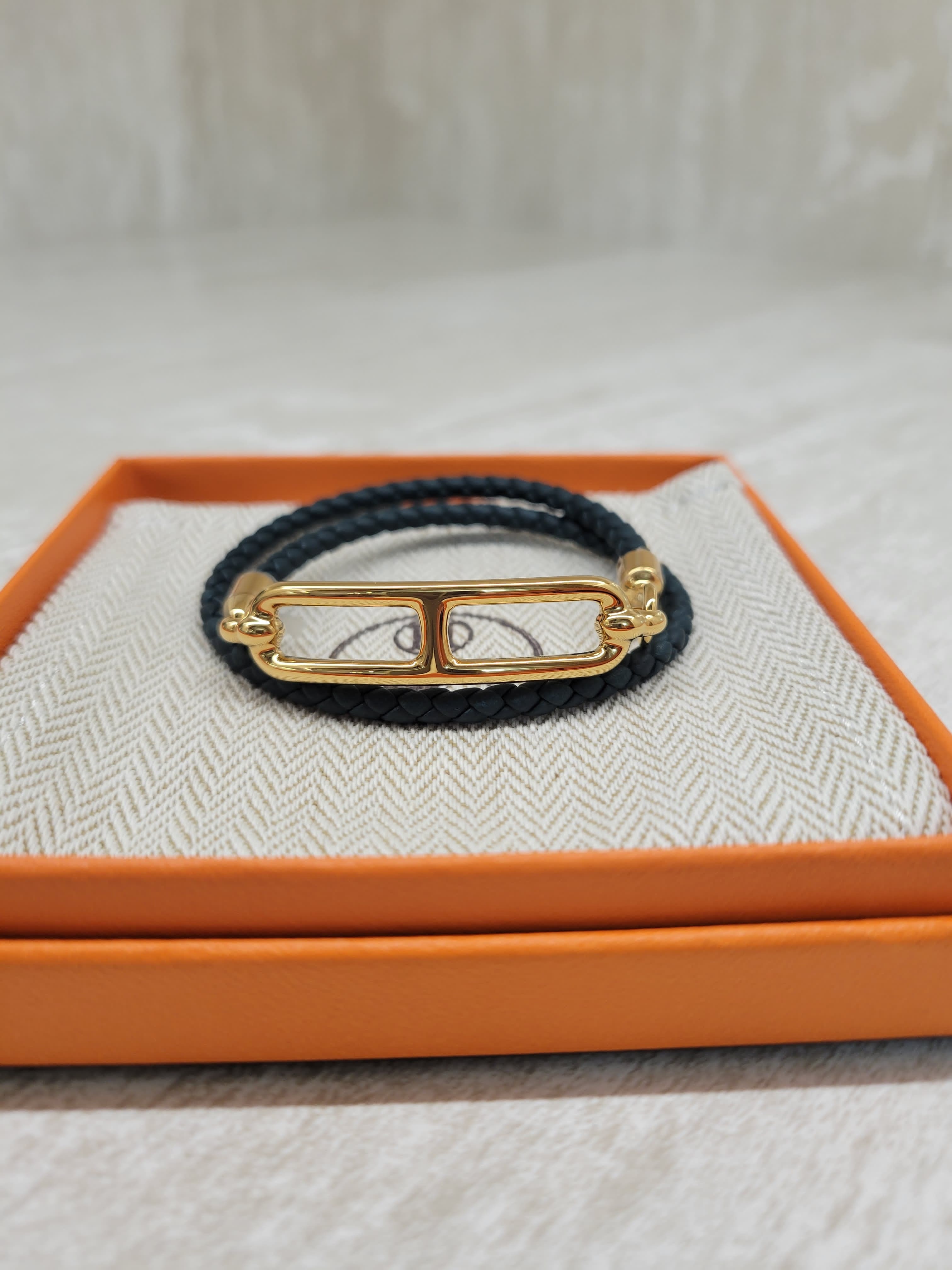 Hermes roulis double tour 6O vert cypres F 手繩 6O 松柏綠金