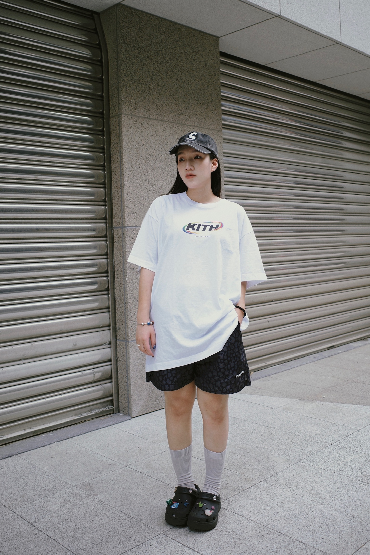 台北店限量專區㊙Kith Spiral Vintage Tee 復古舊洗短踢白