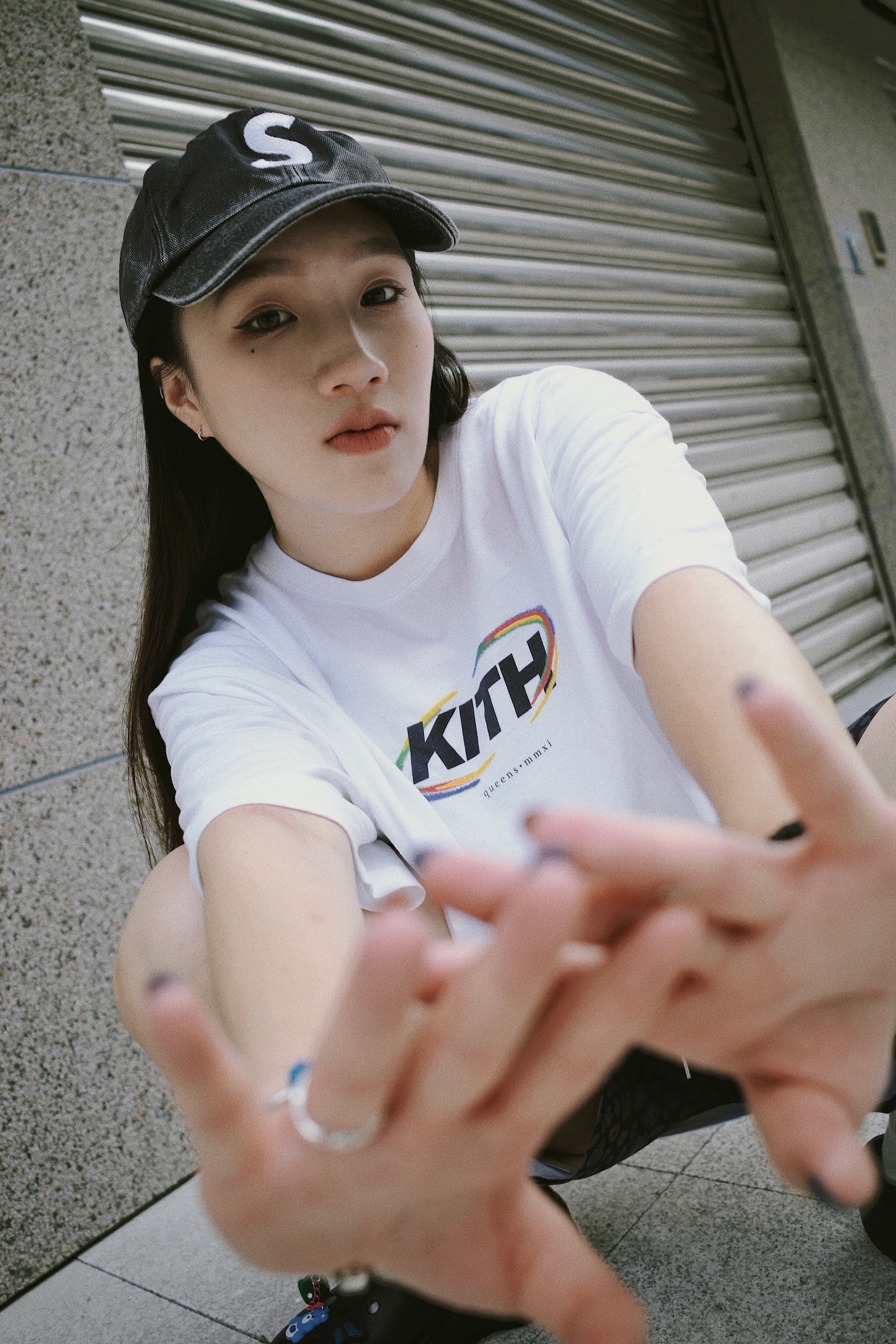 台北店限量專區㊙Kith Spiral Vintage Tee 復古舊洗短踢白