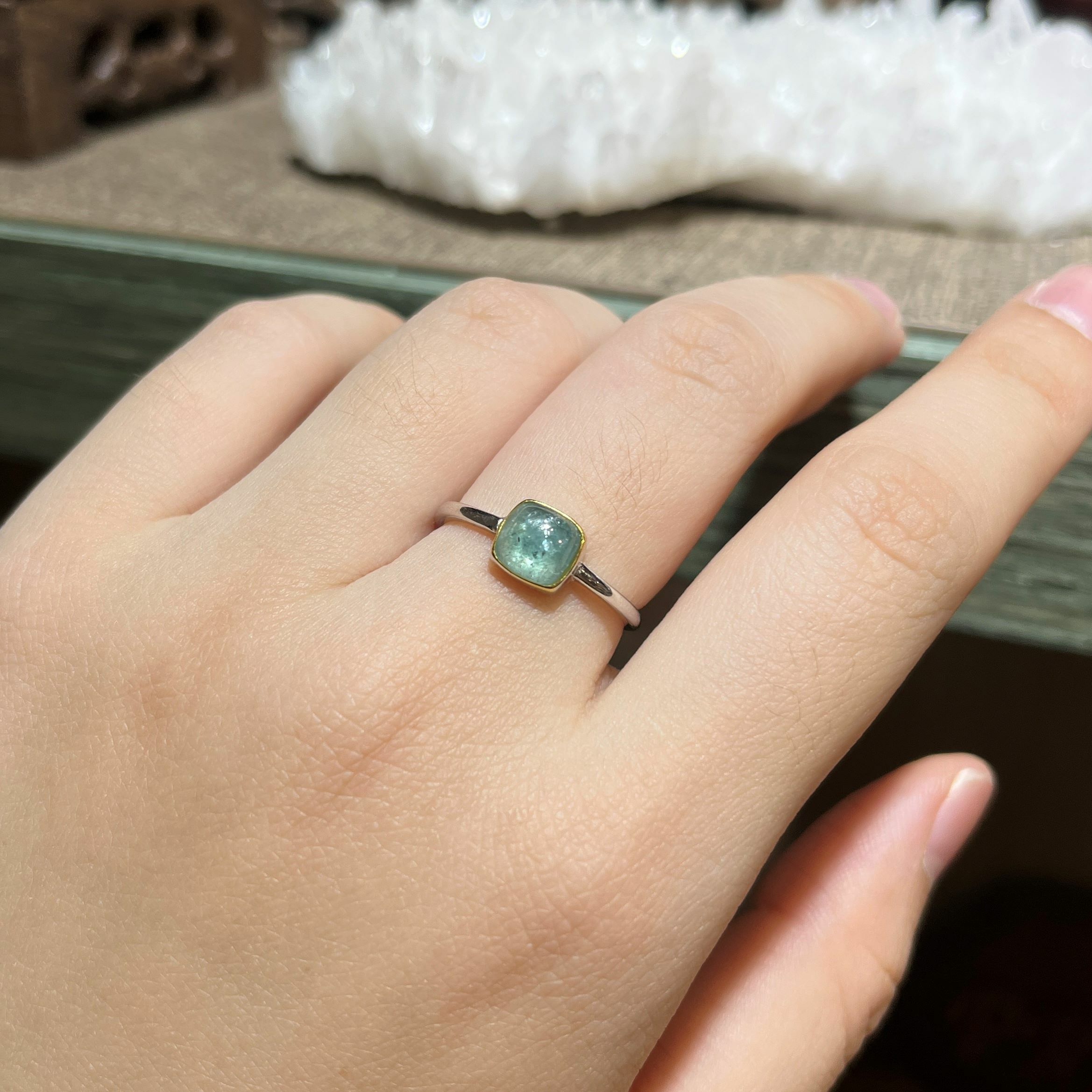 碧璽純銀戒指 (各色)