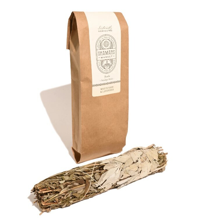 Shamans Market 白色鼠尾草&薰衣草煙燻棒