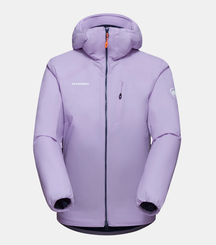 MAMMUT】女款Rime IN Flex Hooded Jacket AF 連帽化纖保暖外套- 星系紫