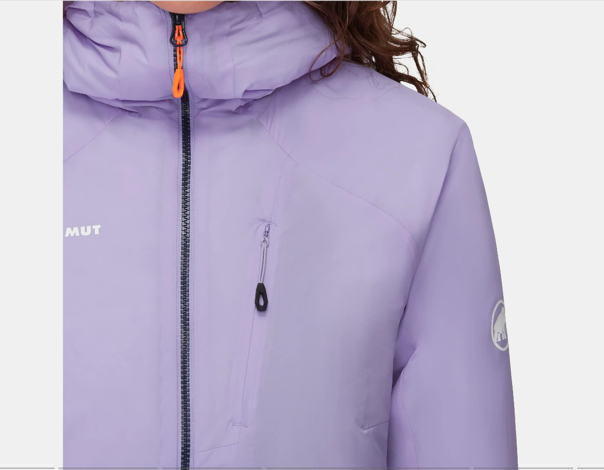 MAMMUT】女款Rime IN Flex Hooded Jacket AF 連帽化纖保暖外套- 星系紫