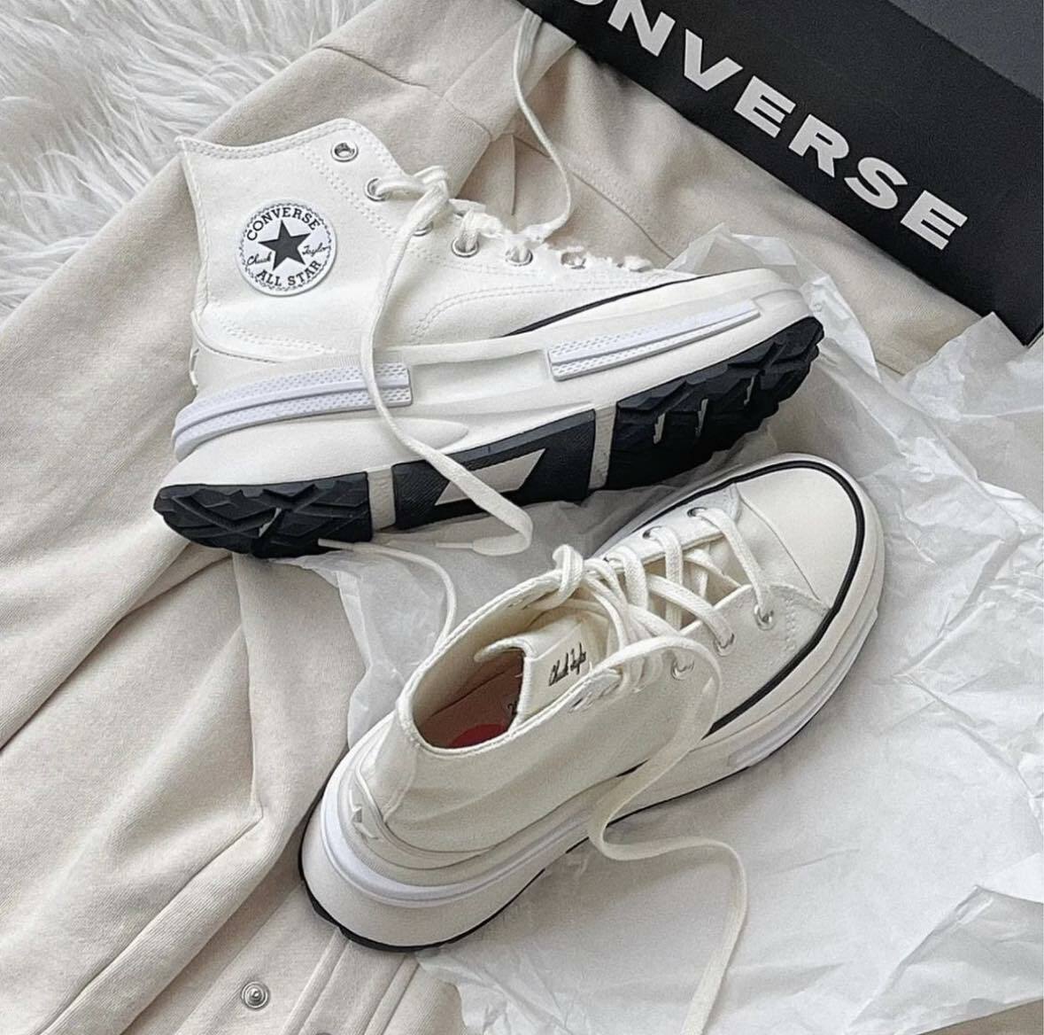 Converse RUN STAR LEGACY CX 全白 白 厚底 高筒 帆布鞋 增高鞋 解構 A00868C/預購