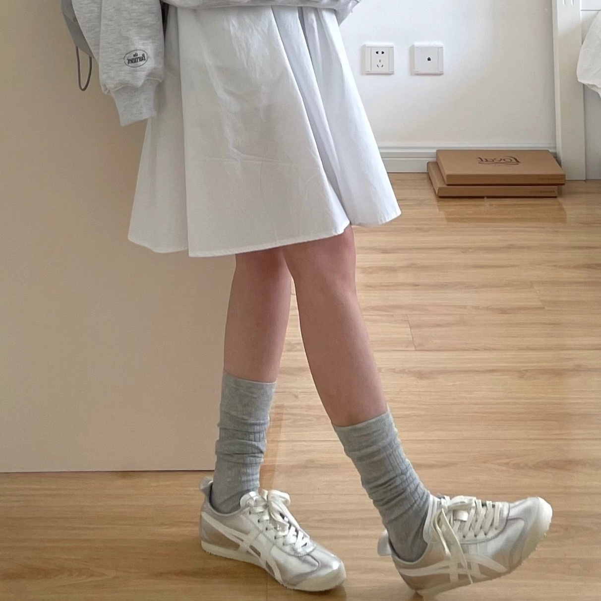 Onitsuka Tiger Mexico 66 鬼塚虎 德訓鞋 銀色 奶油底 Y2K 千禧年 1183B566-021 / 預購