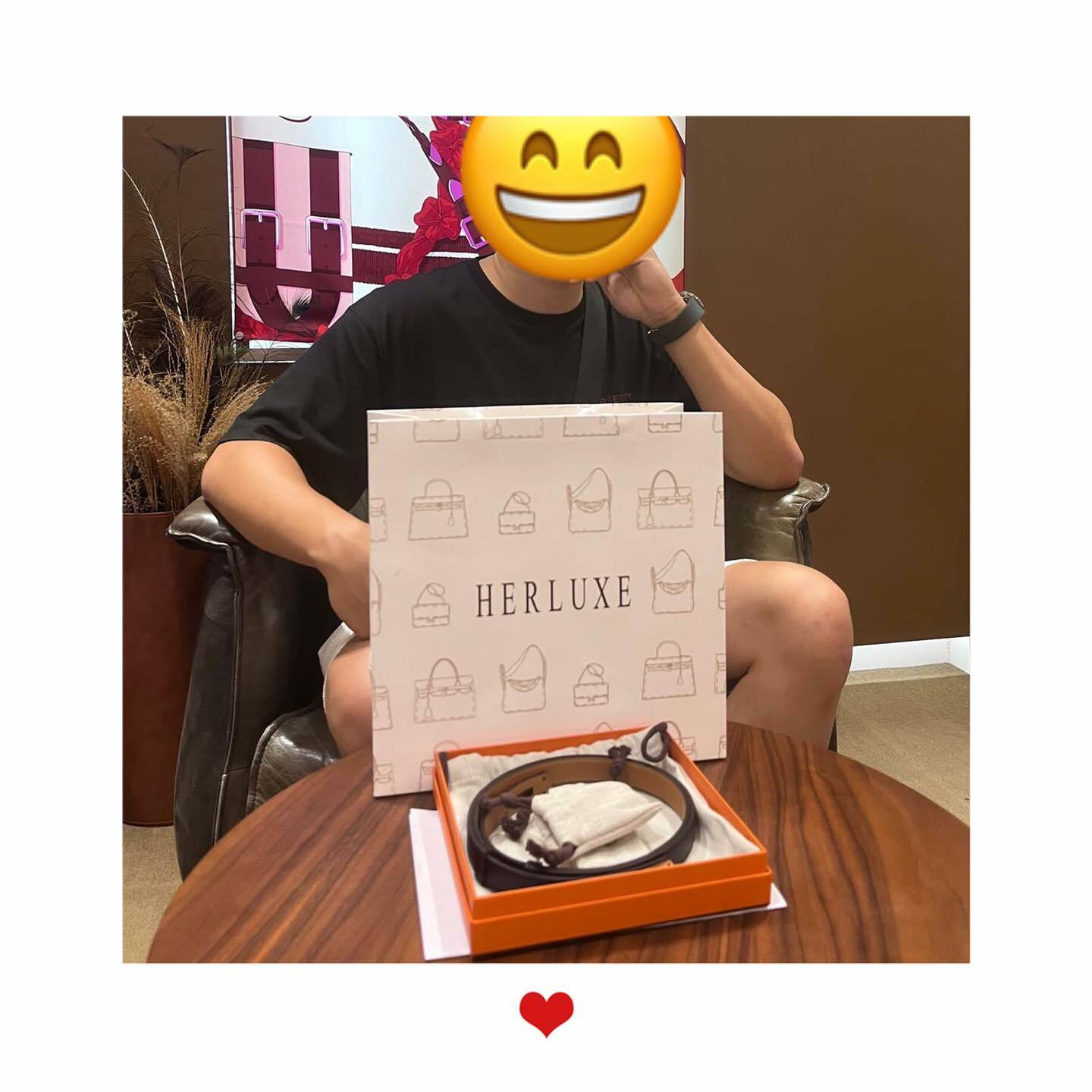 遊客先生walk in來買嘢🎉 一眼睇中 Kelly belt💕 爽快埋單❤️‍🔥 多謝你嘅支持🫶