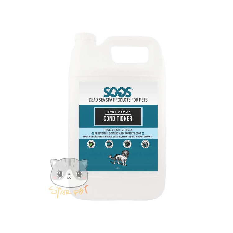 SOOS Ultra Creme Conditioner For Dogs 4L