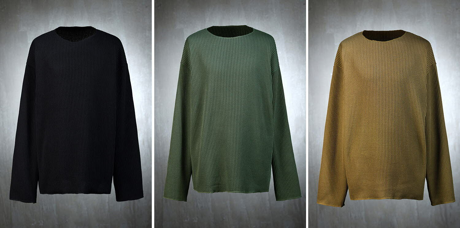 基本款條紋圓領長袖T恤