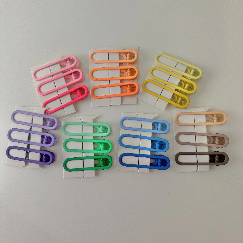 【Aurora】糖果色髮夾