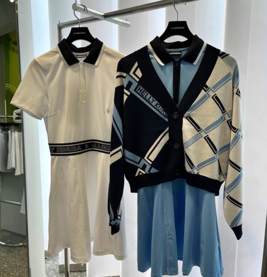 女【現貨】JL正品折扣/球后柯達代言聯名款/JLINDEBERG NK KNITTED CARDIGAN COLOR/限量版連身洋裝/#30413JL-30418JL