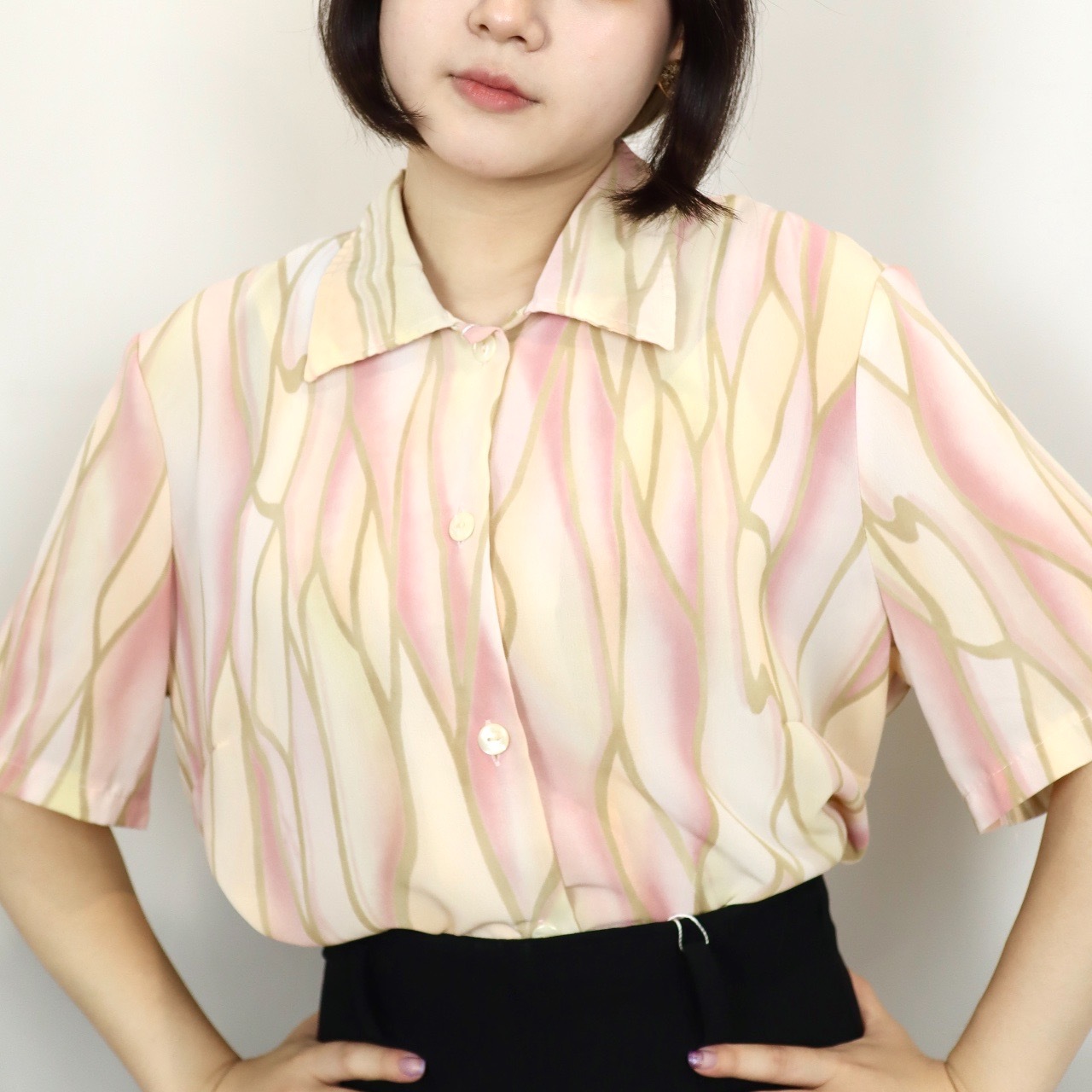 獨角獸粉色感透膚上衣