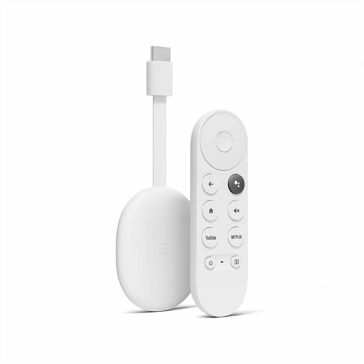 Google Chromecast with Google TV 4K 串流播放裝置 白色