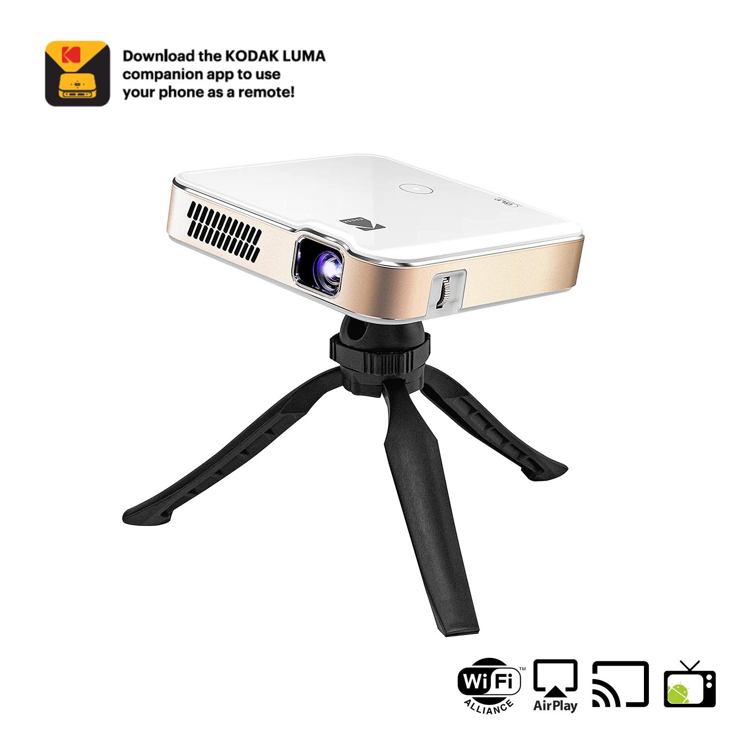 KODAK LUMA 400 Portable 720P HD Smart Projector