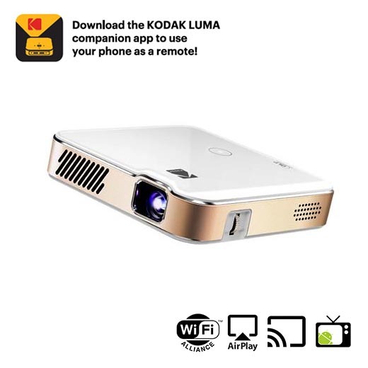 KODAK LUMA 450 Portable 1080P Full HD Smart Projector