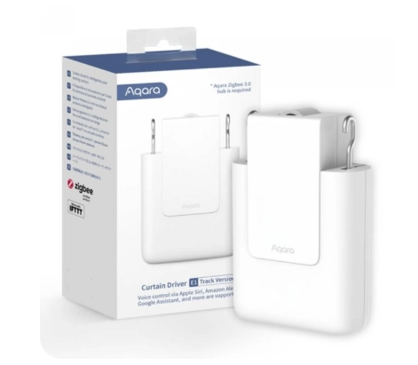 Aqara Curtain Driver E1 (Track Version) 智能窗簾機 (I及U型路軌)【香港行貨】