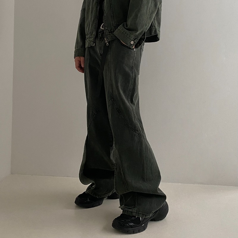 純色限量牛仔褲