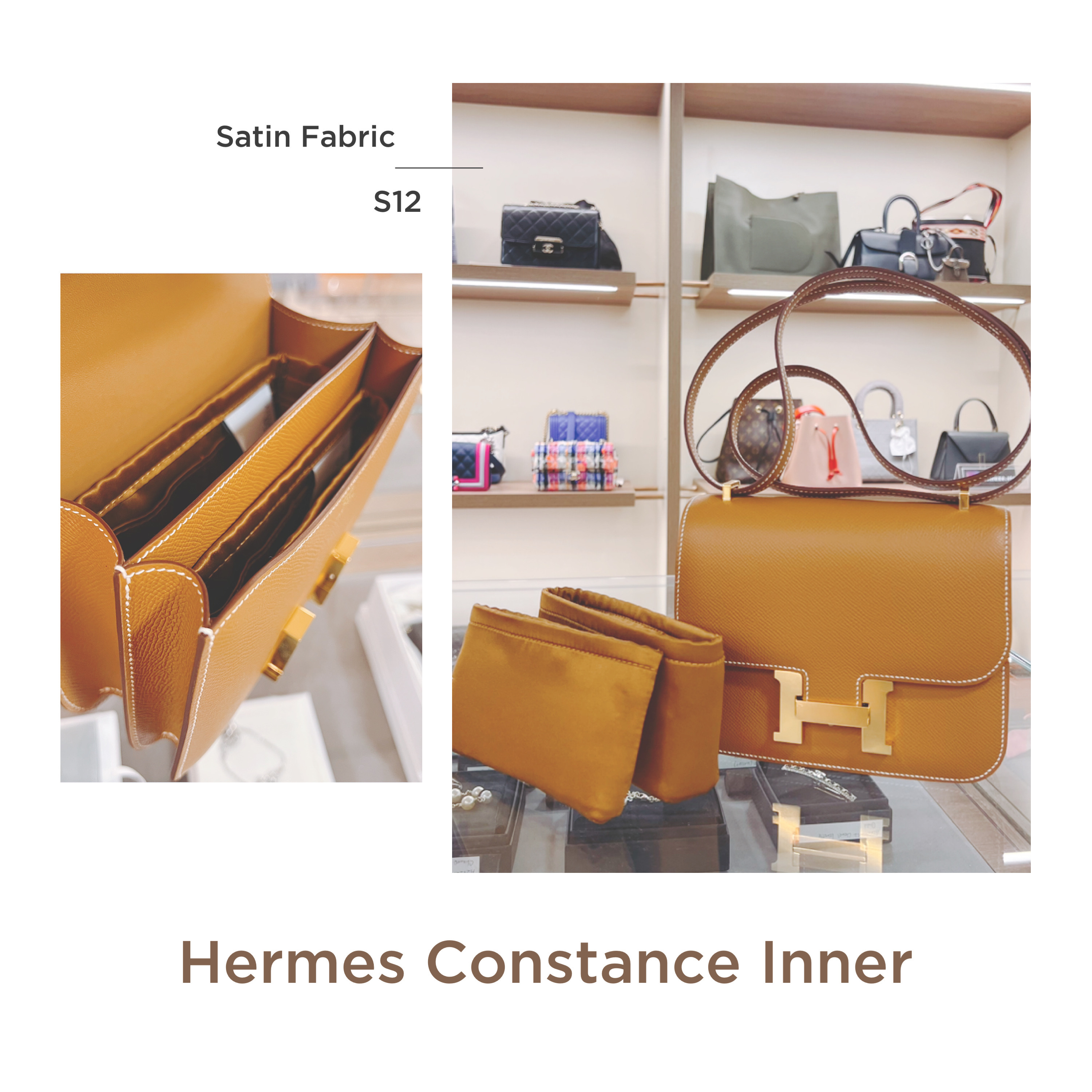 (現貨) [5019] Hermes Constance 內袋