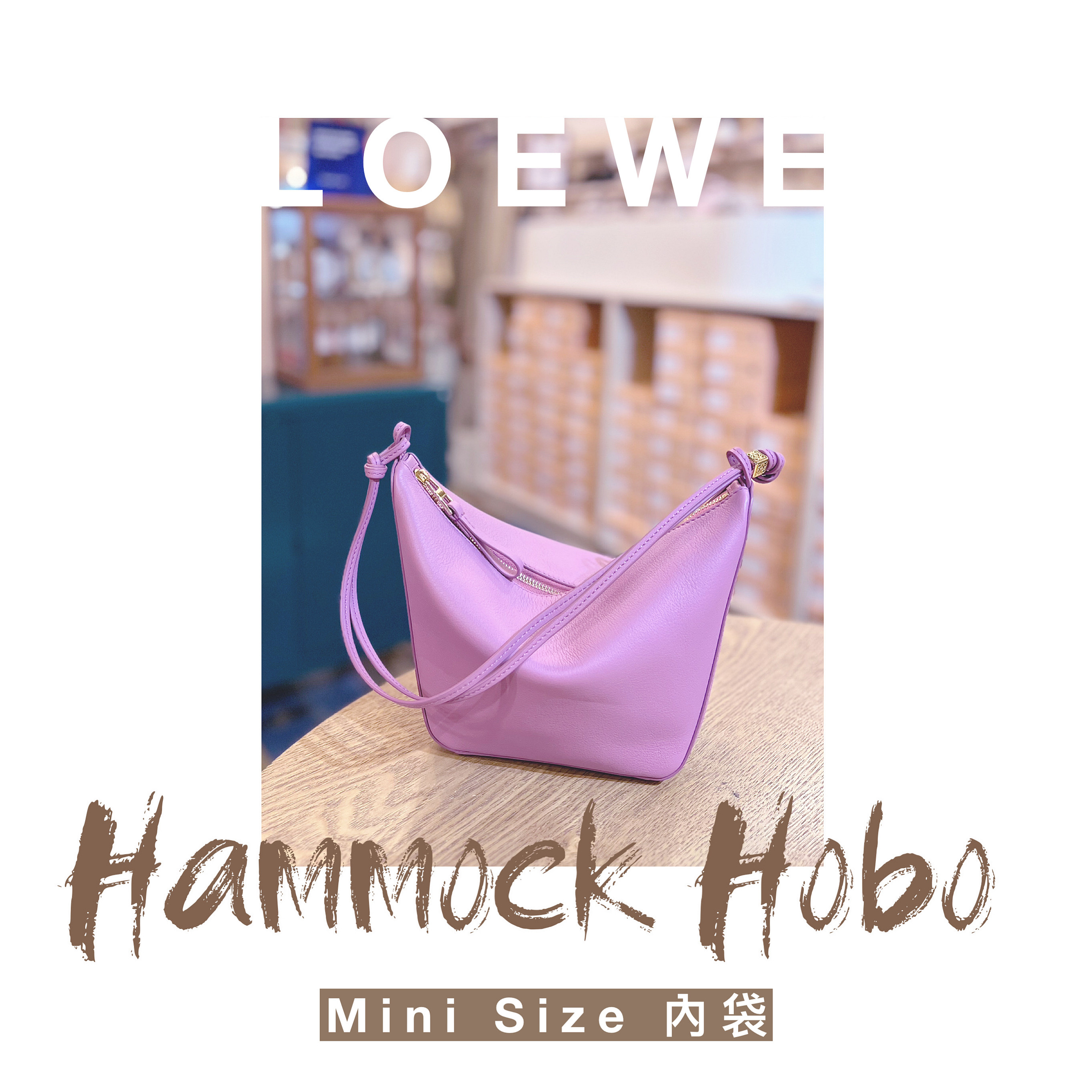 (現貨) [5017] Loewe Mini Hammock Hobo 內袋