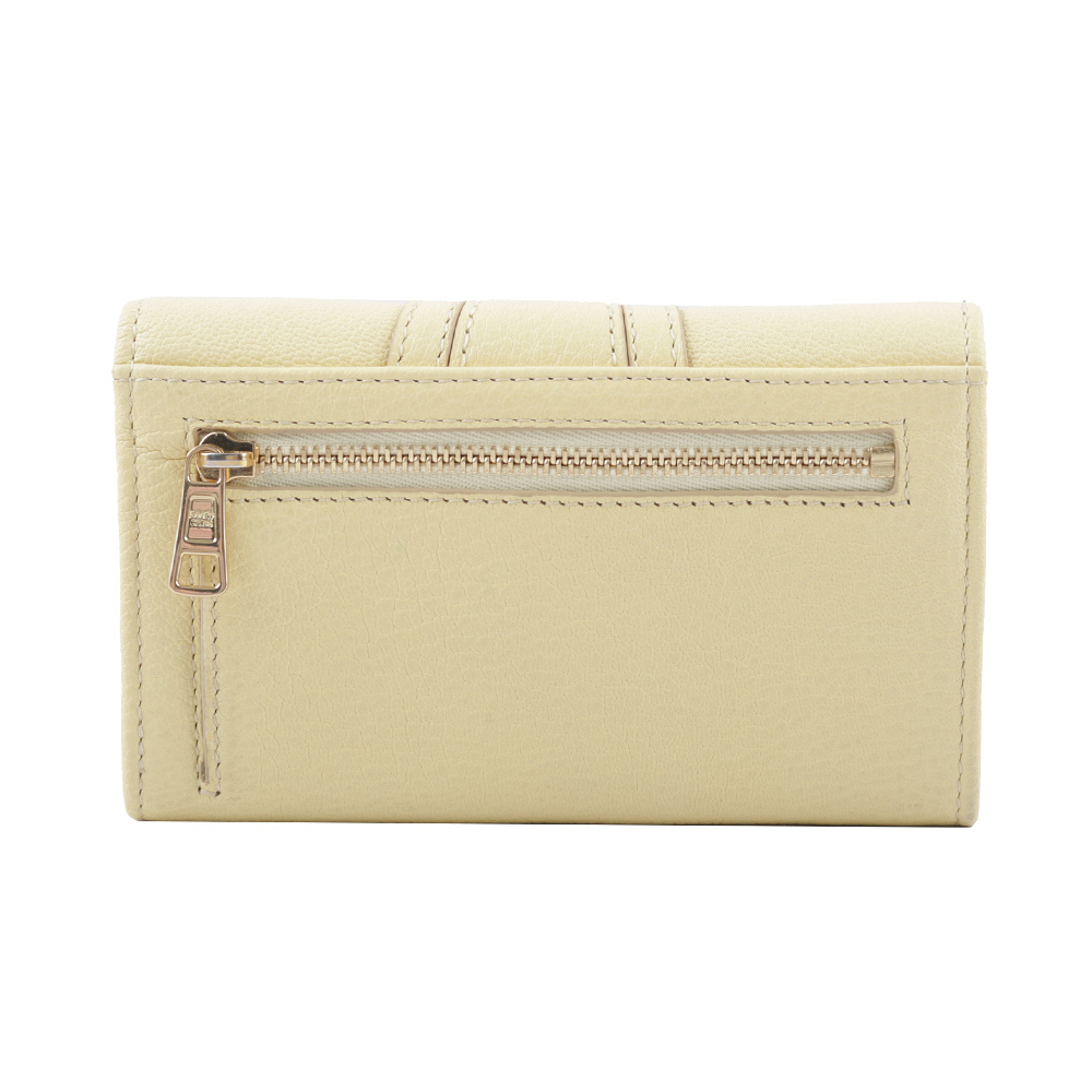 【SEE BY CHLOE】HANA系列山羊皮翻蓋中夾(黃色) CHS17WP783305718