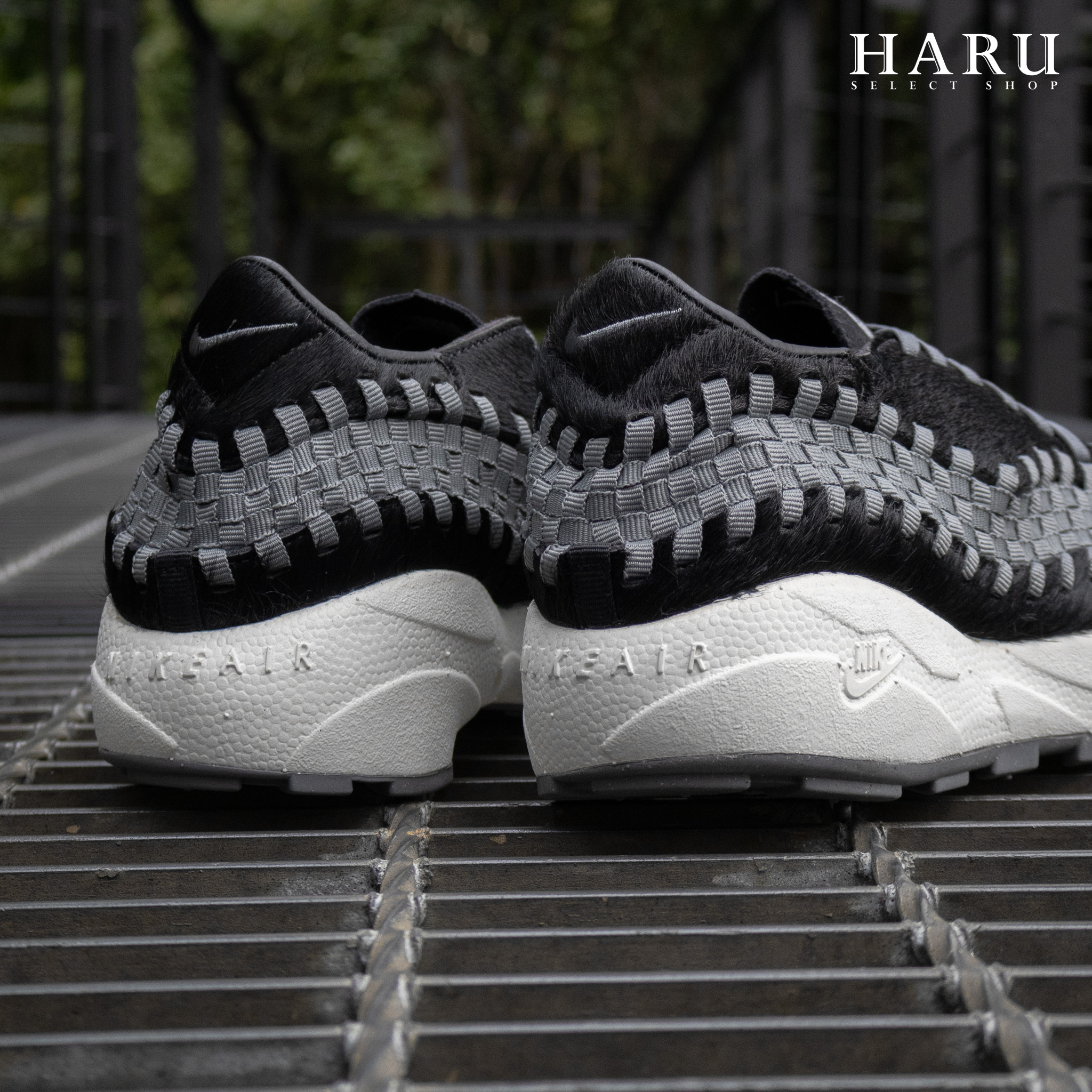 NIKE AIR FOOTSCAPE WOVEN 長頸鹿乳牛紋馬毛編織鞋經典慢跑復古休閒鞋FB195