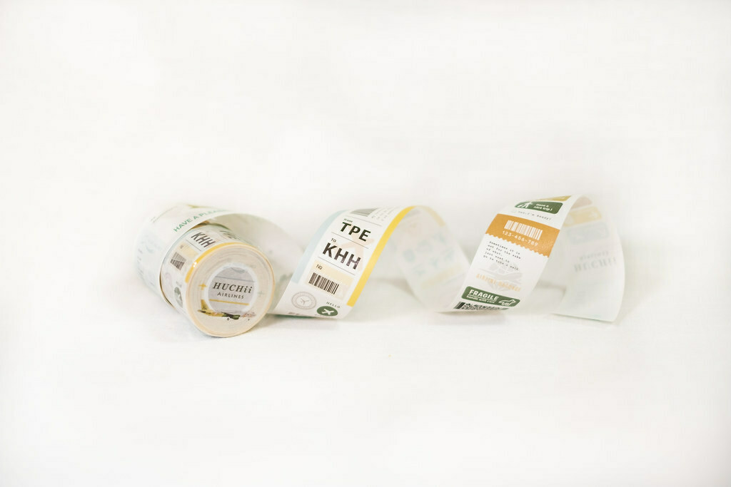 你好工作室．狐吉航空 3.5cm日本和紙膠帶 <整捲/分裝>