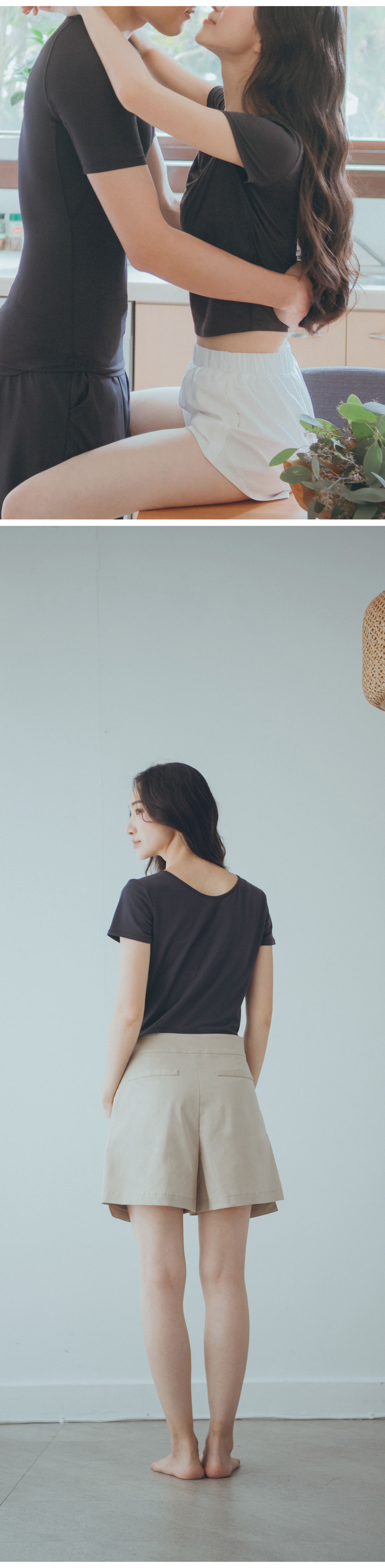 AMA2021 抱一下!銀纖維:女短T