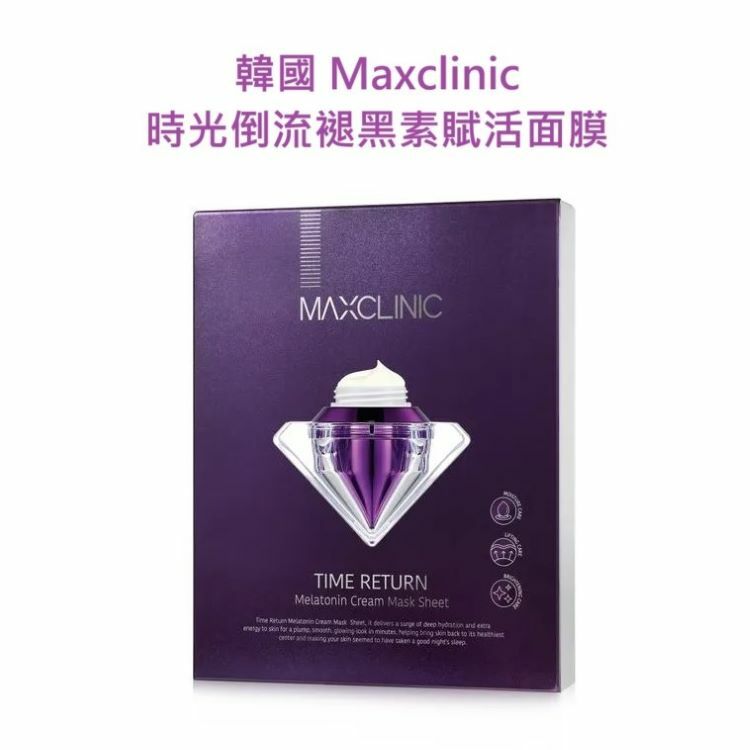 韓國MAXCLINIC 時光倒流褪黑素賦活面膜 (4片裝)