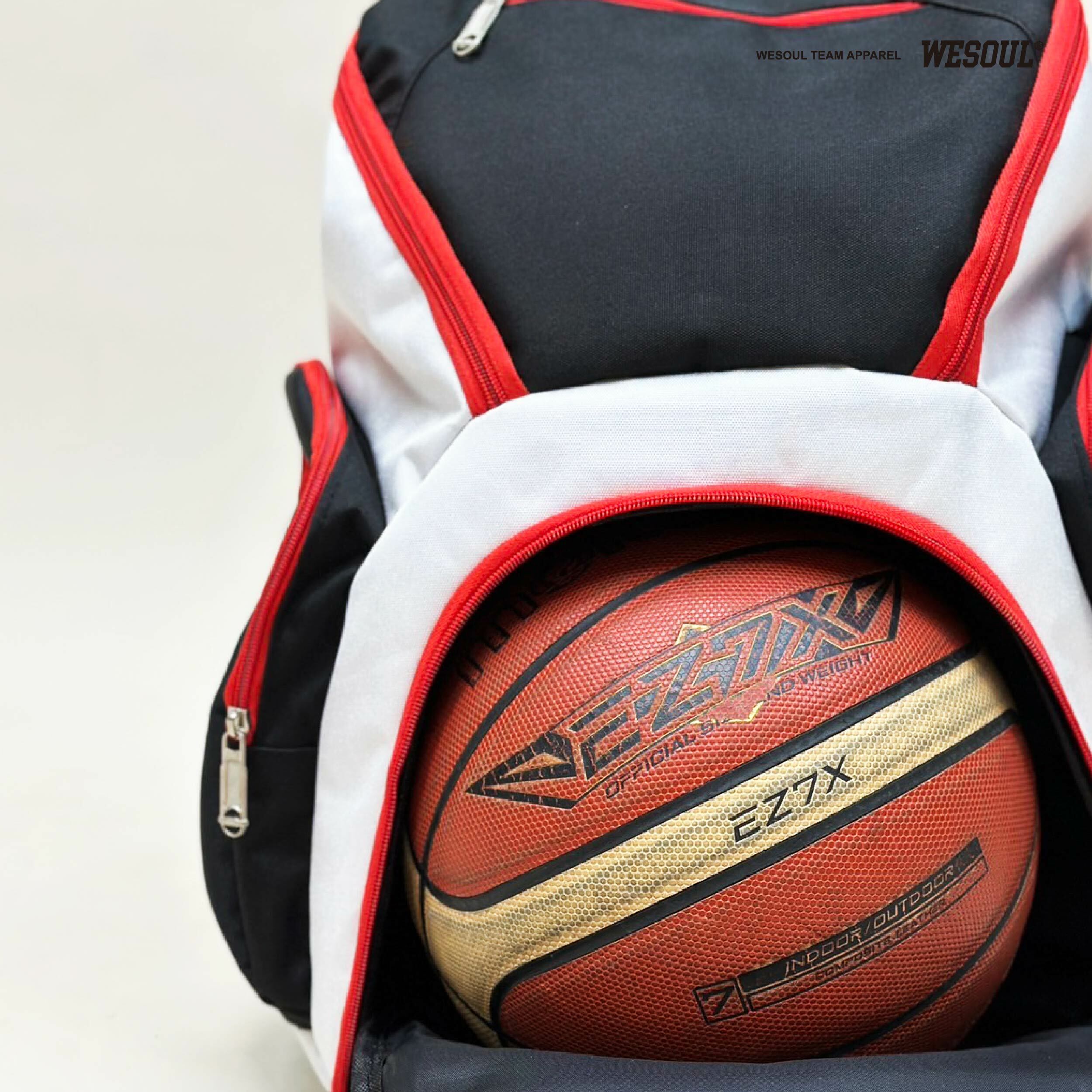 【WESOUL】訓練運動包｜藍紅條