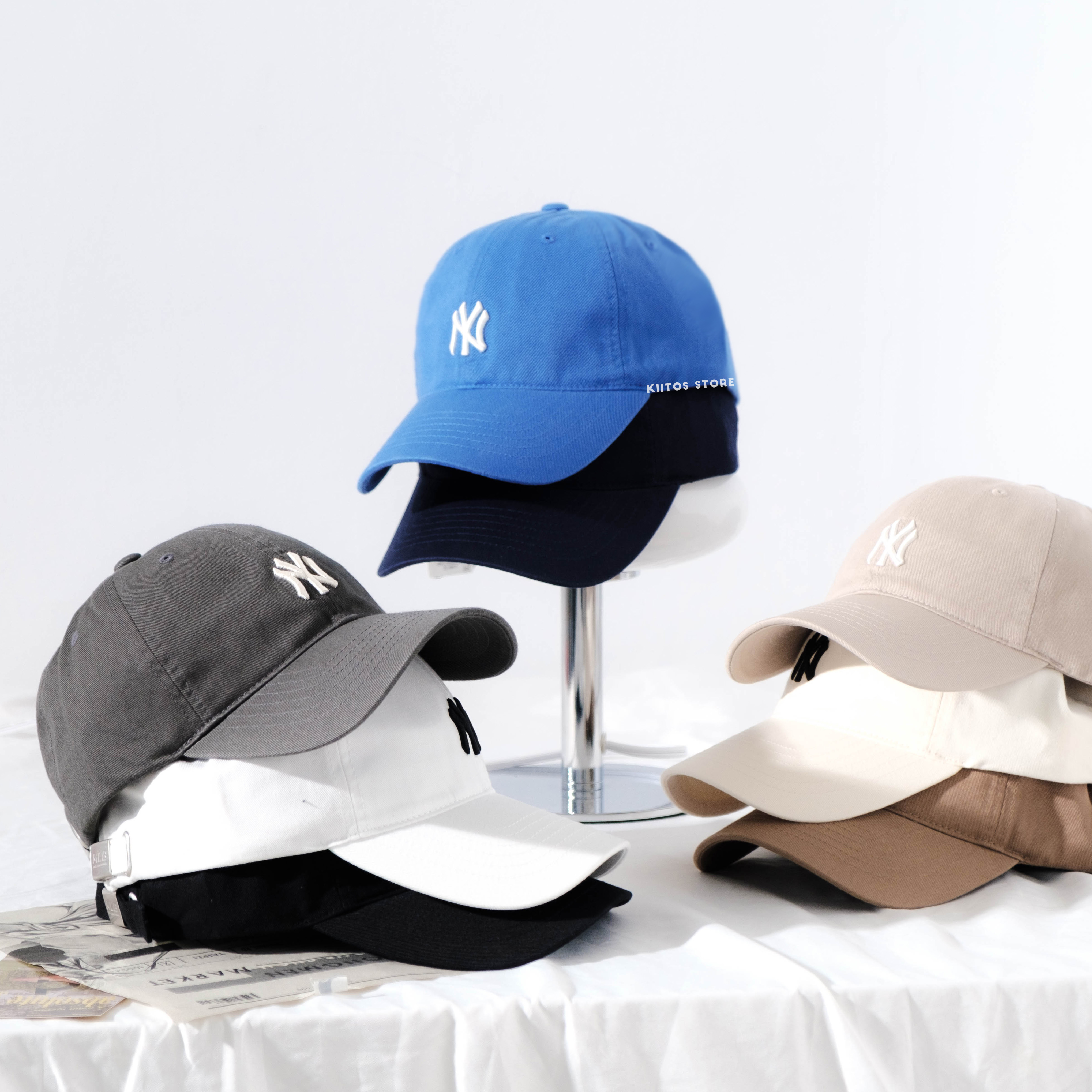 現貨  MLB KOREA NY New York Yankees 紐約洋基隊 可調式 棒球帽 老帽