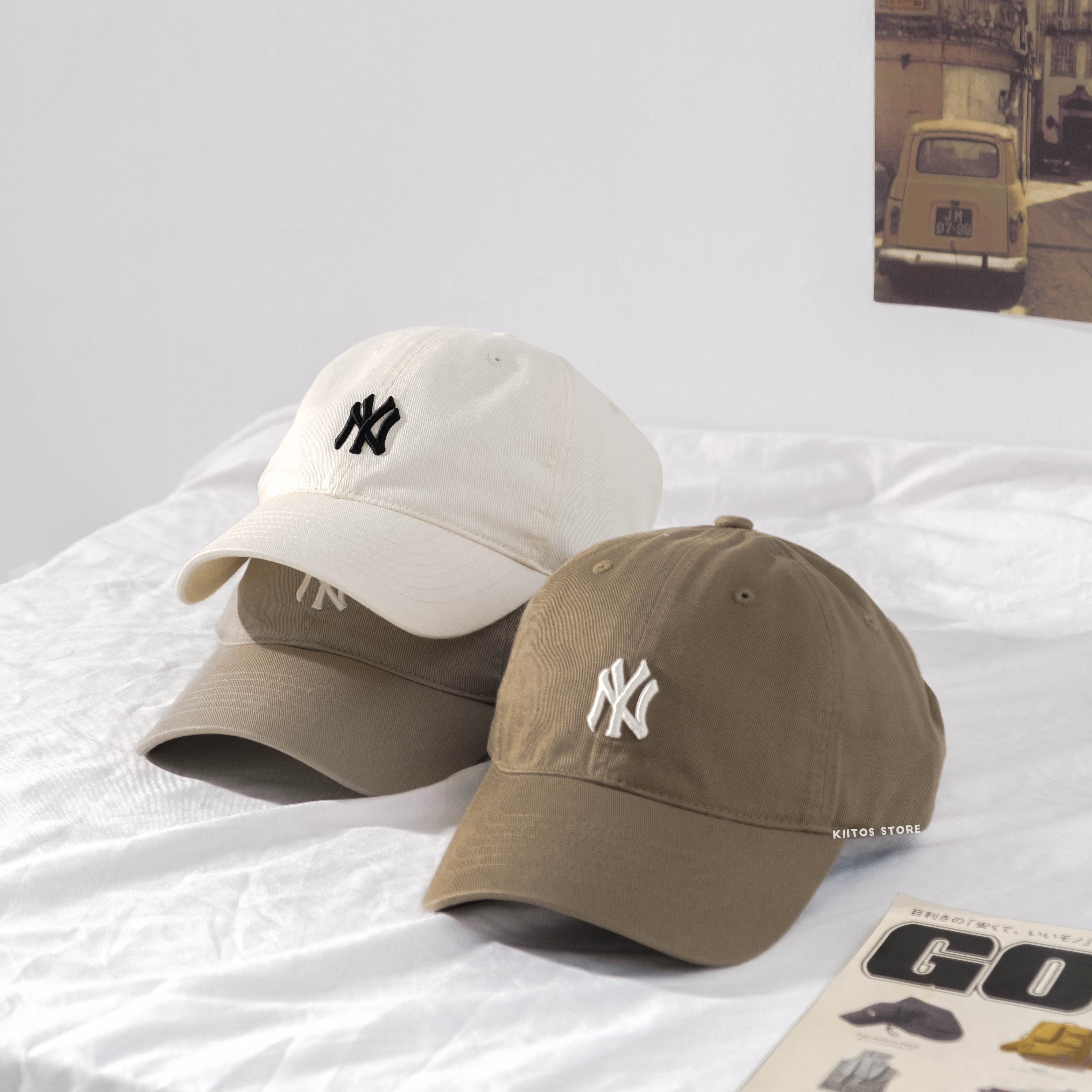 現貨  MLB KOREA NY New York Yankees 紐約洋基隊 可調式 棒球帽 老帽