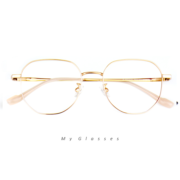 C352鈦金屬多邊形眼鏡