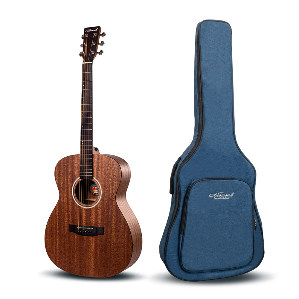 Neowood OM-2 桃花心木合板 木吉他 附原廠琴袋