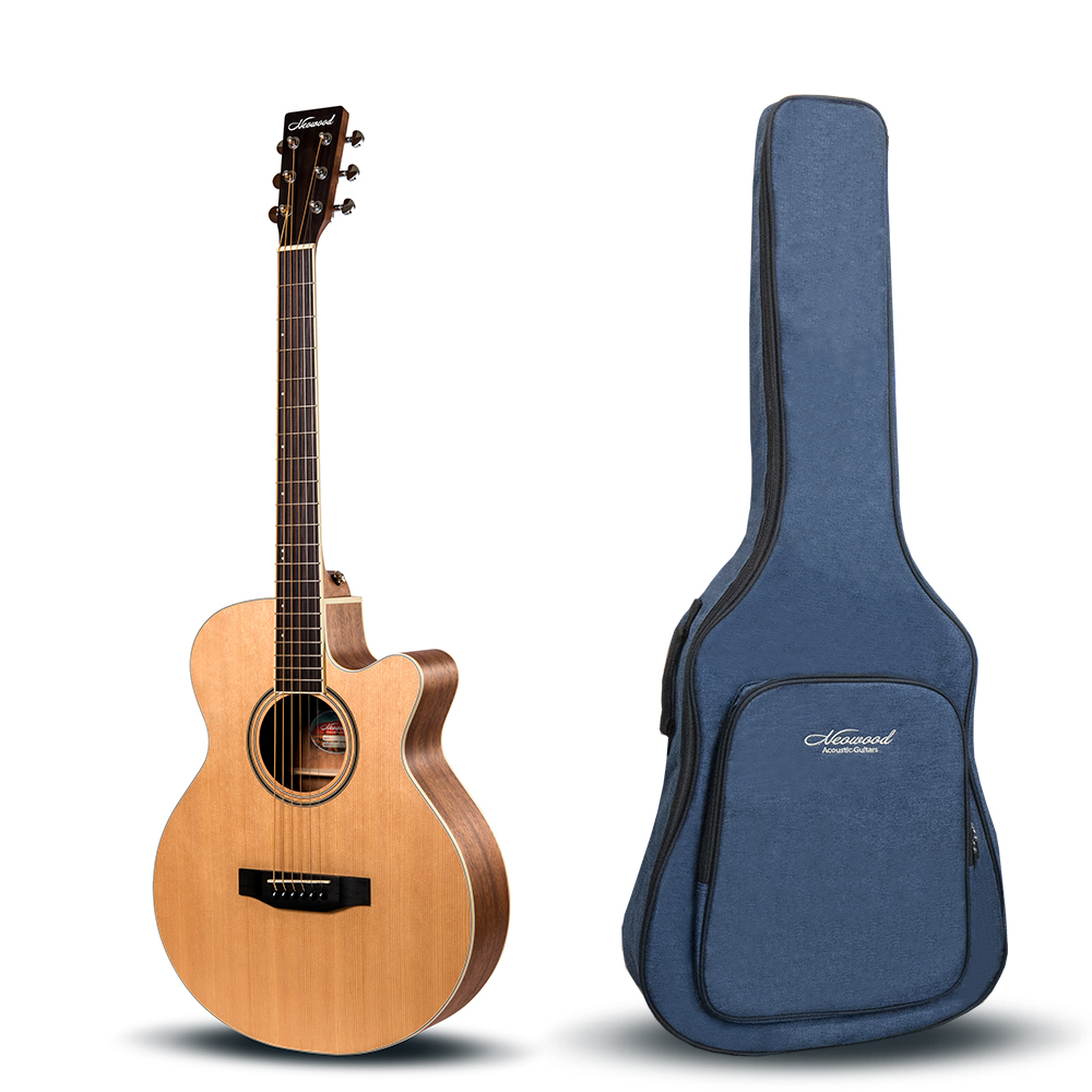 Neowood SF-1C 雲杉木合板 缺角木吉他 附原廠厚袋