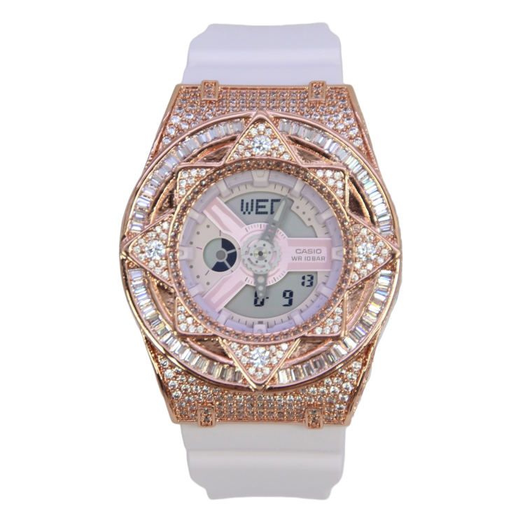 玫瑰金 改裝手錶 BA-110-4A2 - 魔法星