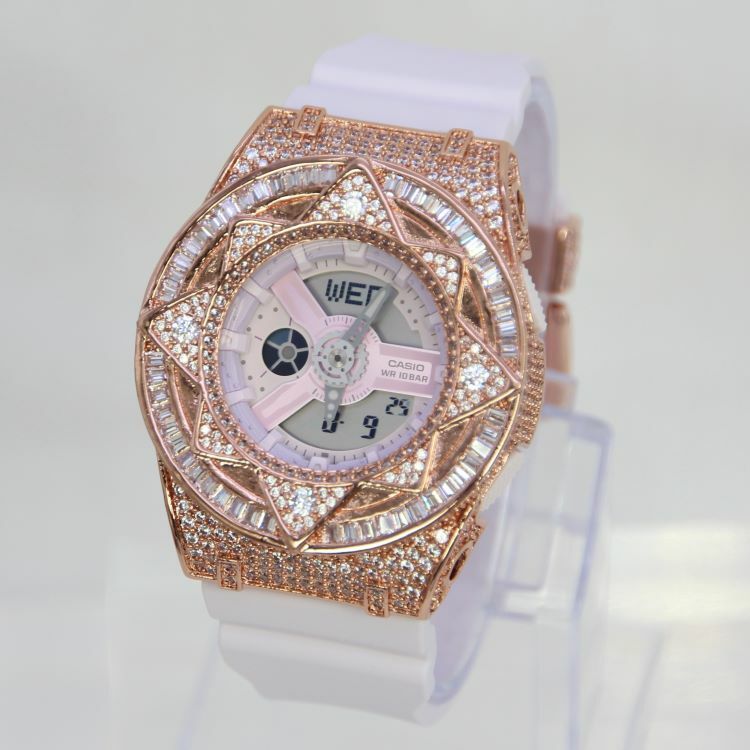 玫瑰金 改裝手錶 BA-110-4A2 - 魔法星