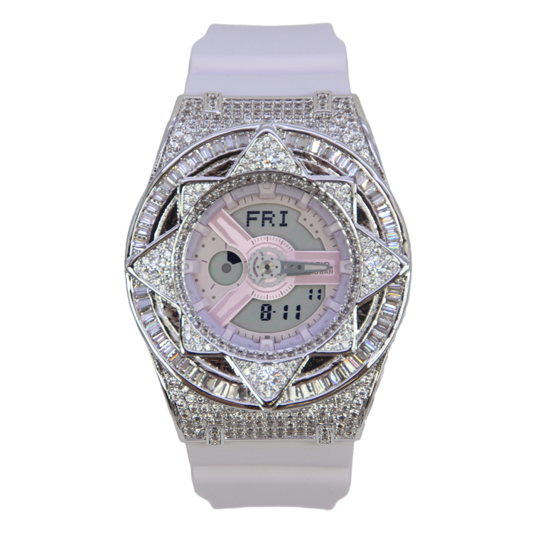 銀色 改裝手錶 BA-110-4A2 - 魔法星