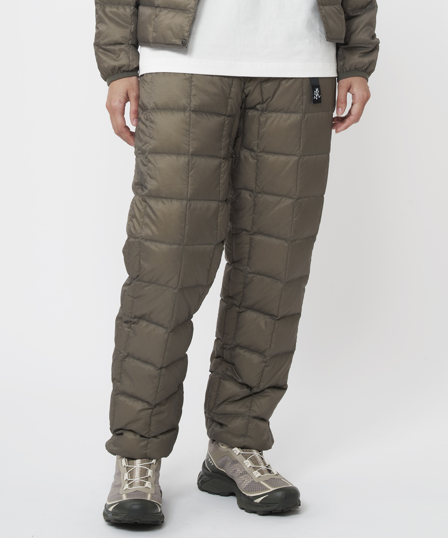 GRAMICCI｜DOWN PANT "Stone Grey"