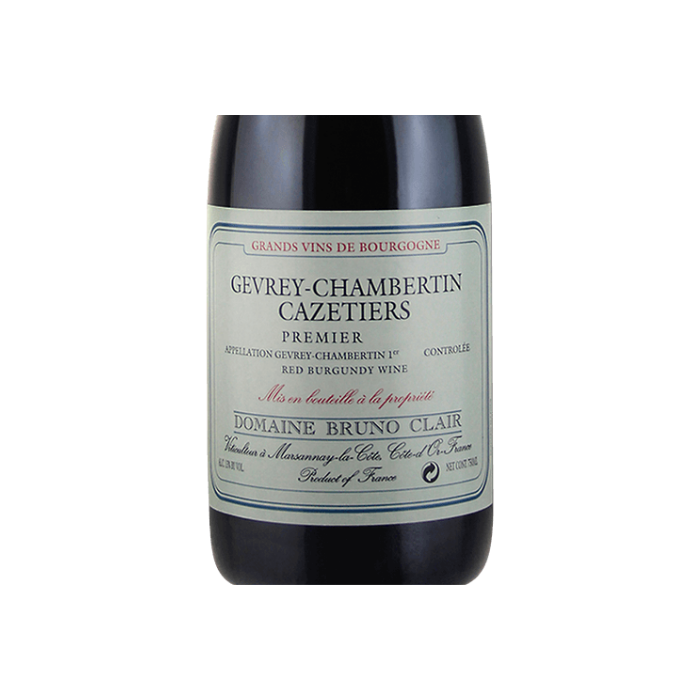Bruno Clair Gevrey Chambertin Les Cazetiers 2020